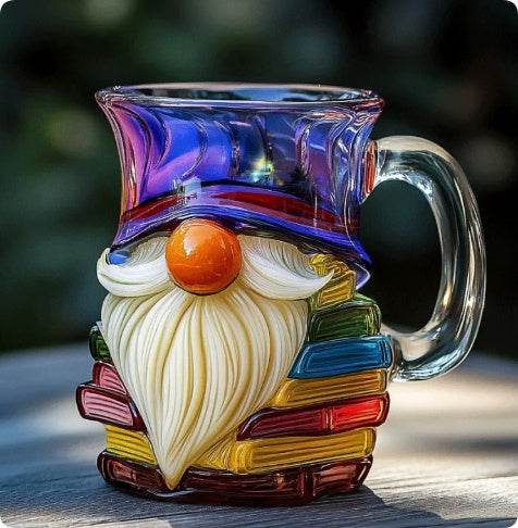 Painted Book Coffee Cup Unique Book Stacking Coffee Cup - EX-STOCK Canada