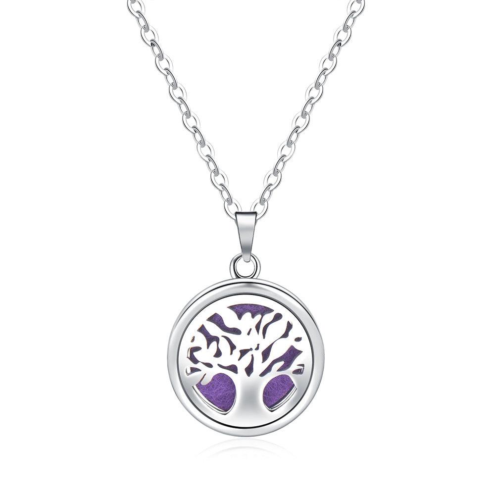 Collier Boîte à Parfum Ronde Creuse Ouverte - EX-STOCK Canada