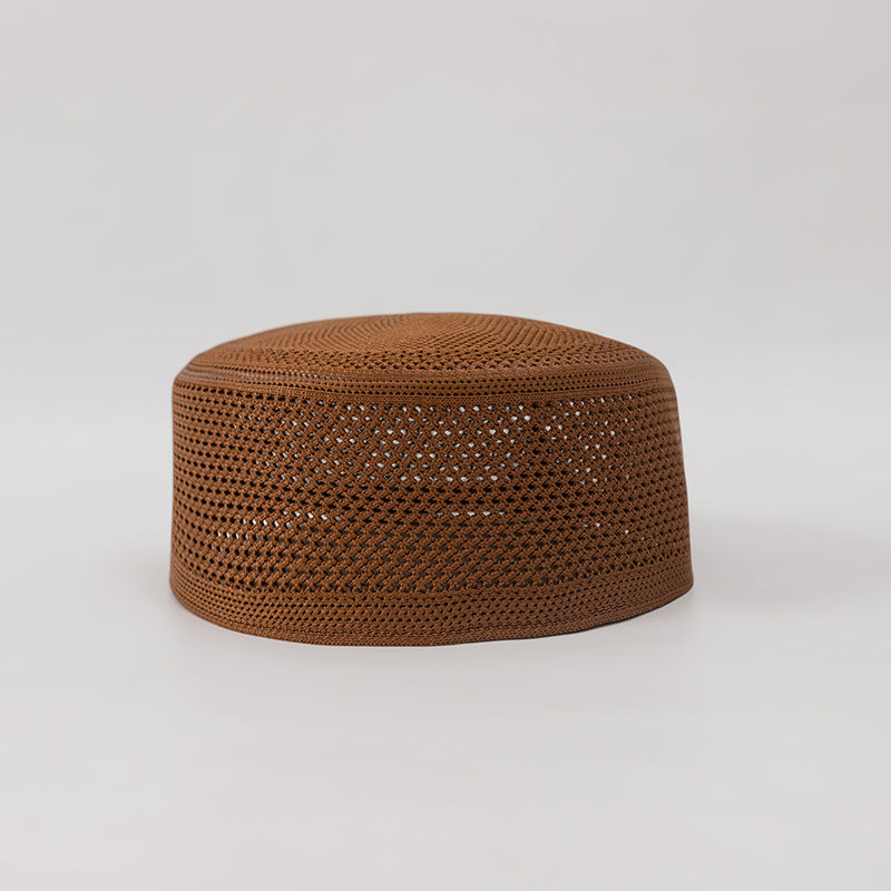 Muslim Ethnic Cap Worship Cap Breathable Flat Top Ceremonial Hat - EX-STOCK Canada