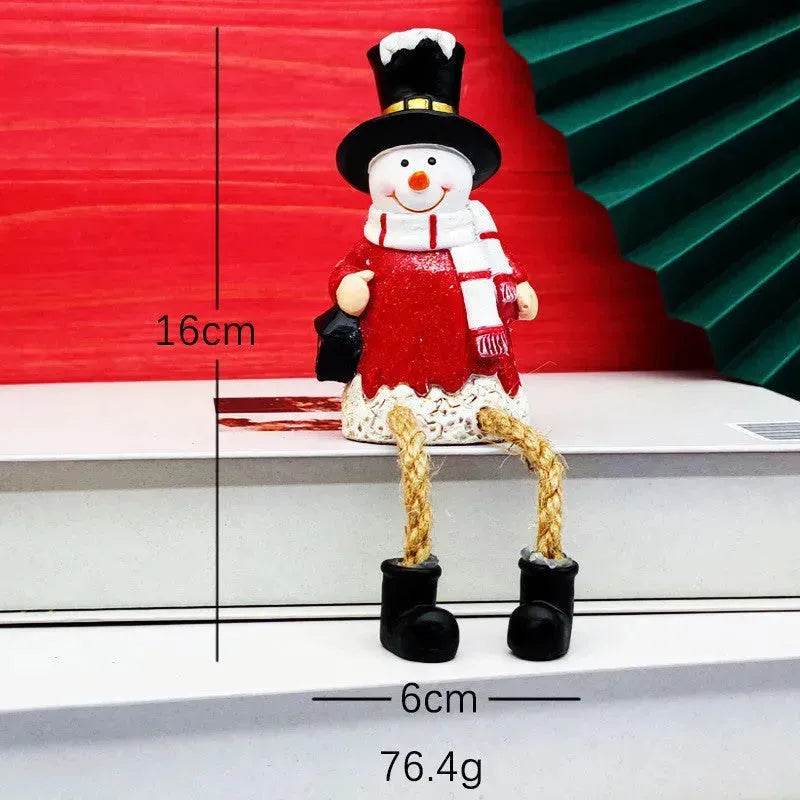 Christmas Gifts Resin Christmas Snowman Night Light Decoration Christmas Gifts Crafts - EX-STOCK Canada