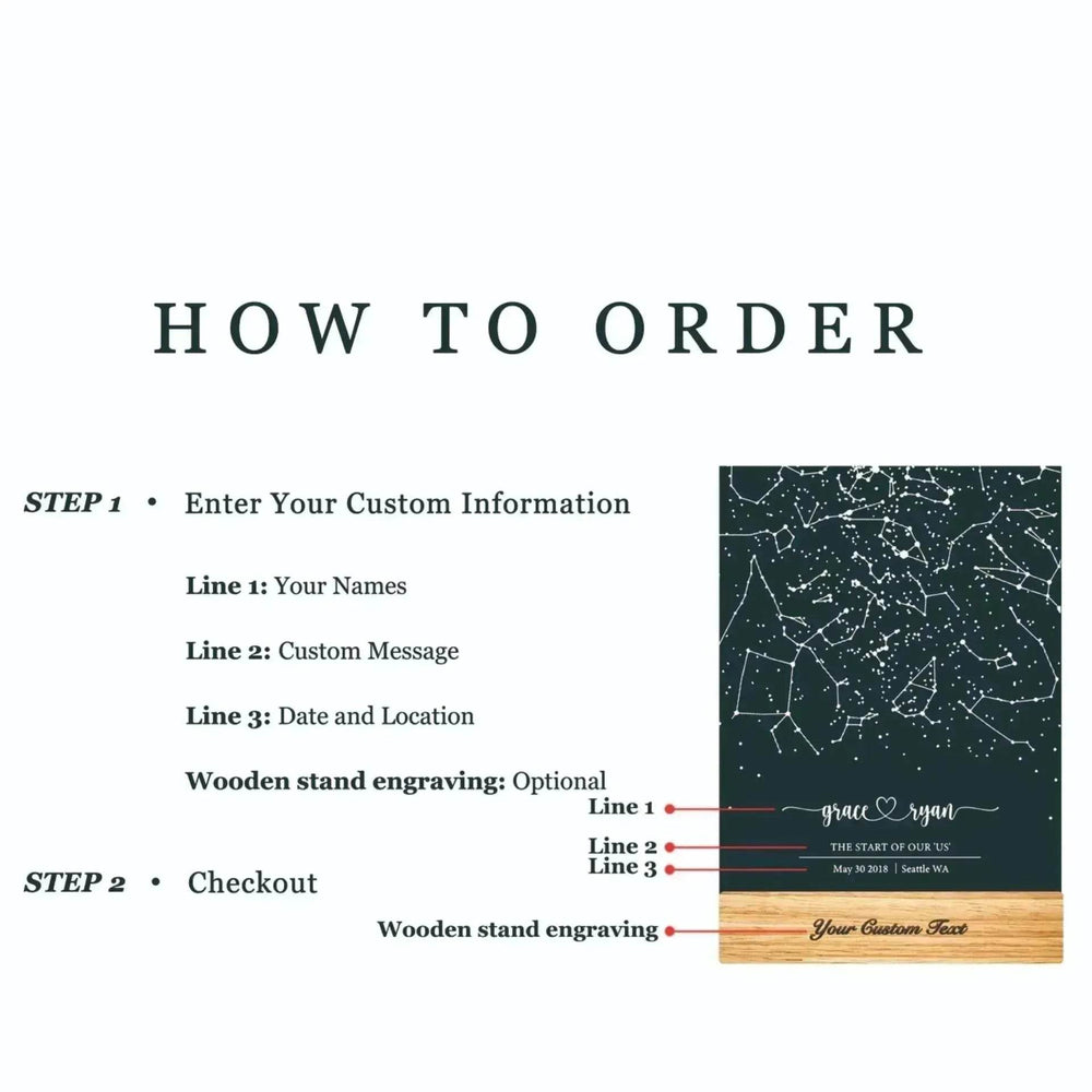 Premium Personalized Night Light Gift For Birthday - EX-STOCK Canada