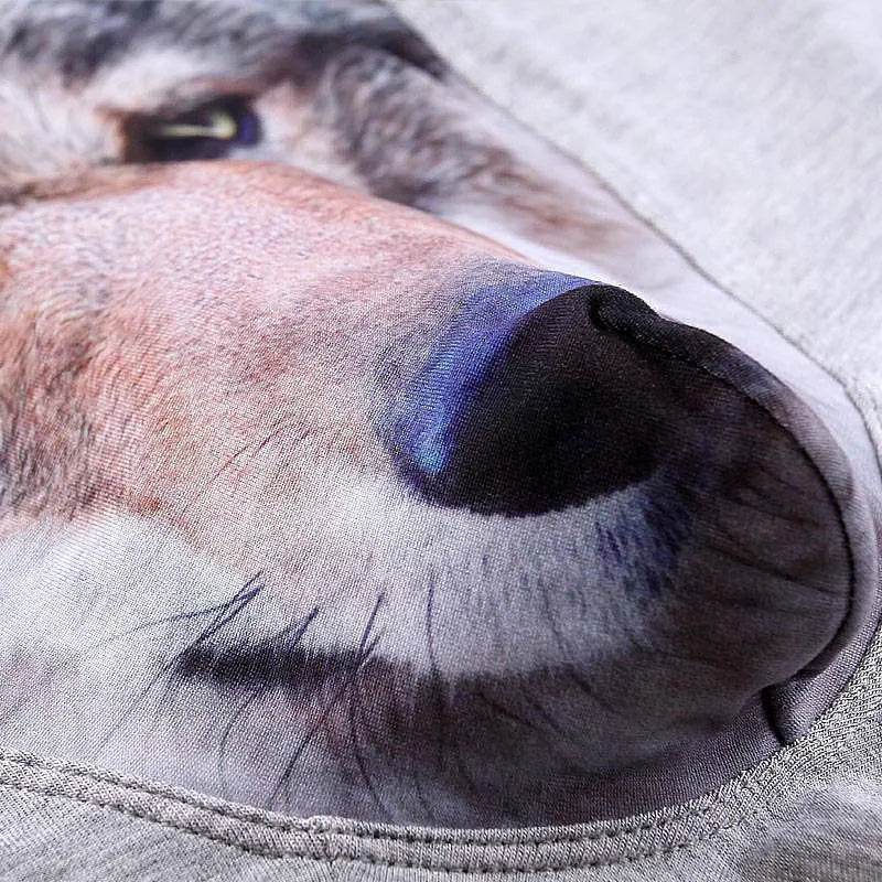 Printed Wolf Head Big Bird Men's Boxer Briefs Underwear - EX-STOCK Canada