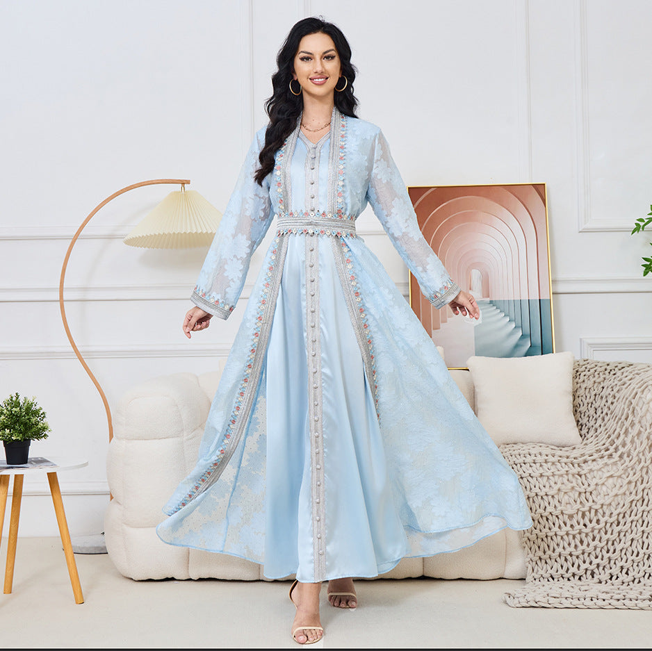 Middle East Women's Muslim Dress Elegant Dress - EX-STOCK Canada