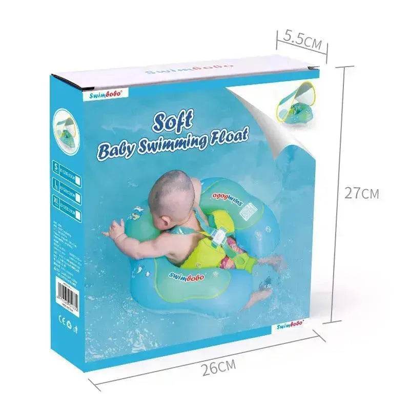 Baby Swimming Float With Canopy Inflatable Infant Floating Ring Kids Swim Pool Accessories Circle Bathing Summer Toys - EX-STOCK Canada