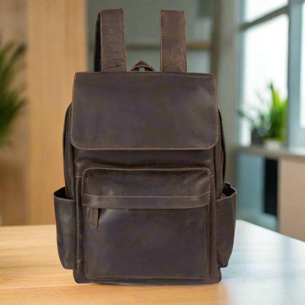 Greenwood Leather Vintage Laptop Backpack EX-STOCK Canada