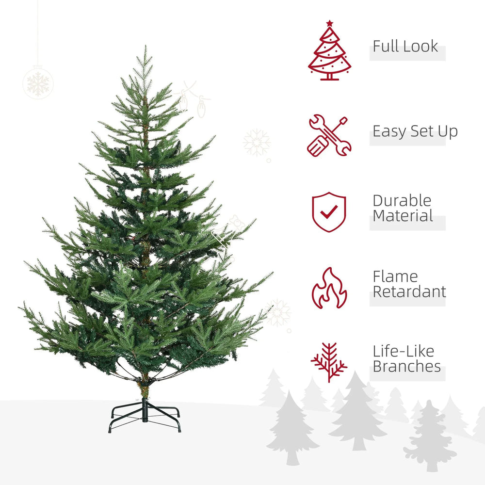 6ft Artificial Christmas Tree With Metal Base, Xmas Tree EX-STOCK Canada