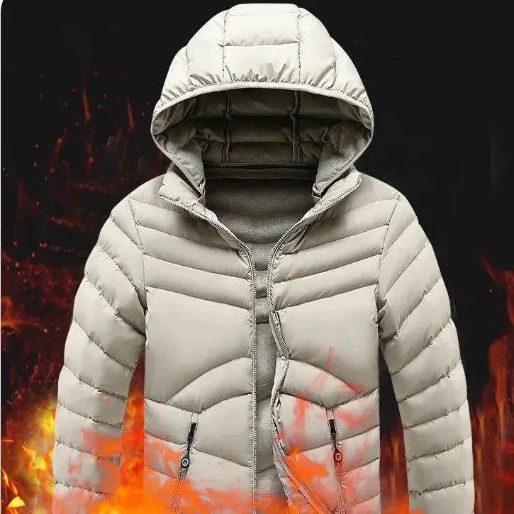 High Quality Super Warm 2 Layers Warmth Fleece-lined Cotton Padded Winter Rain Puffer Jacket - EX-STOCK Canada
