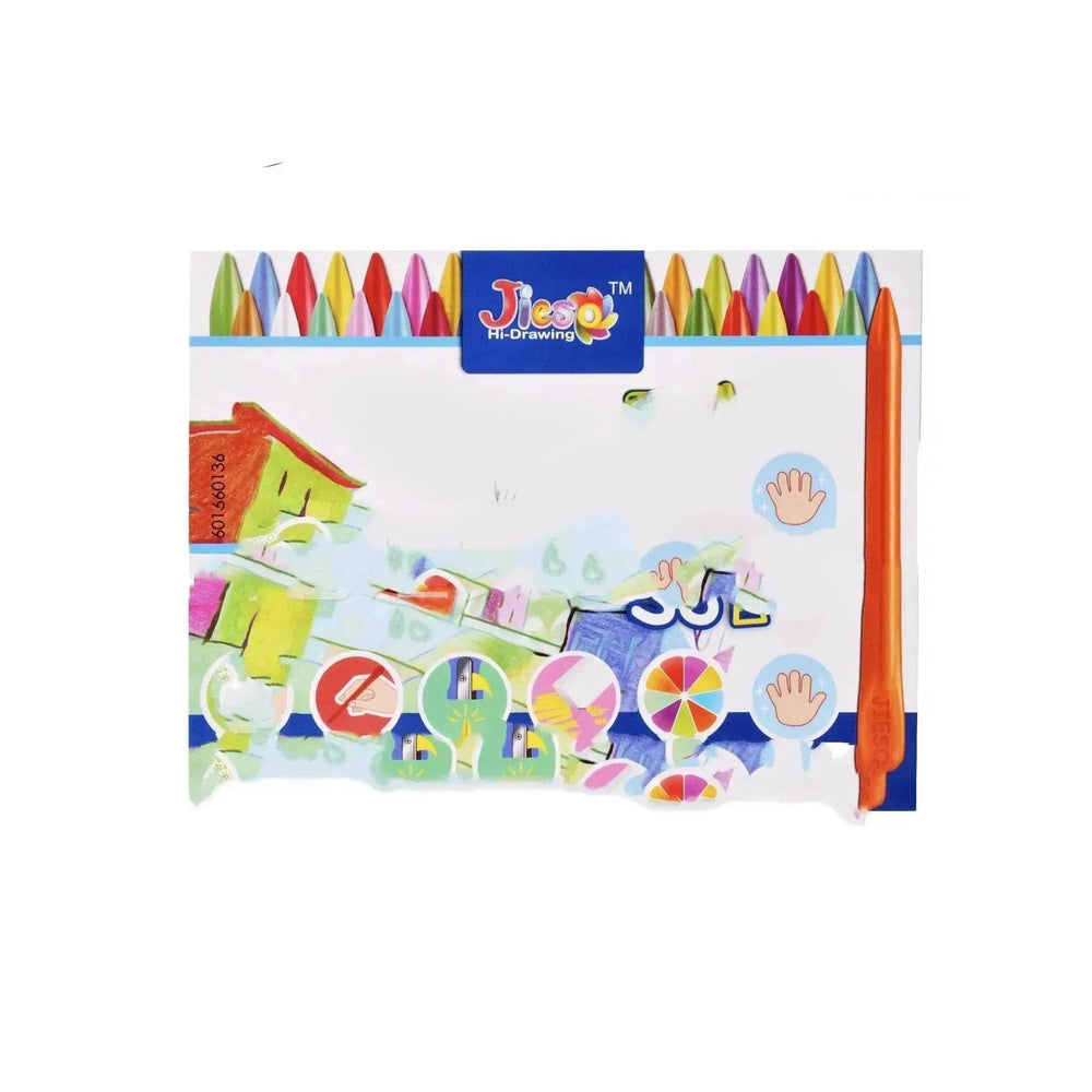 Children Not Dirty Hands Plastic Crayon Painting Kindergarten Educational Learning Oil Pastel Crayons - EX-STOCK Canada