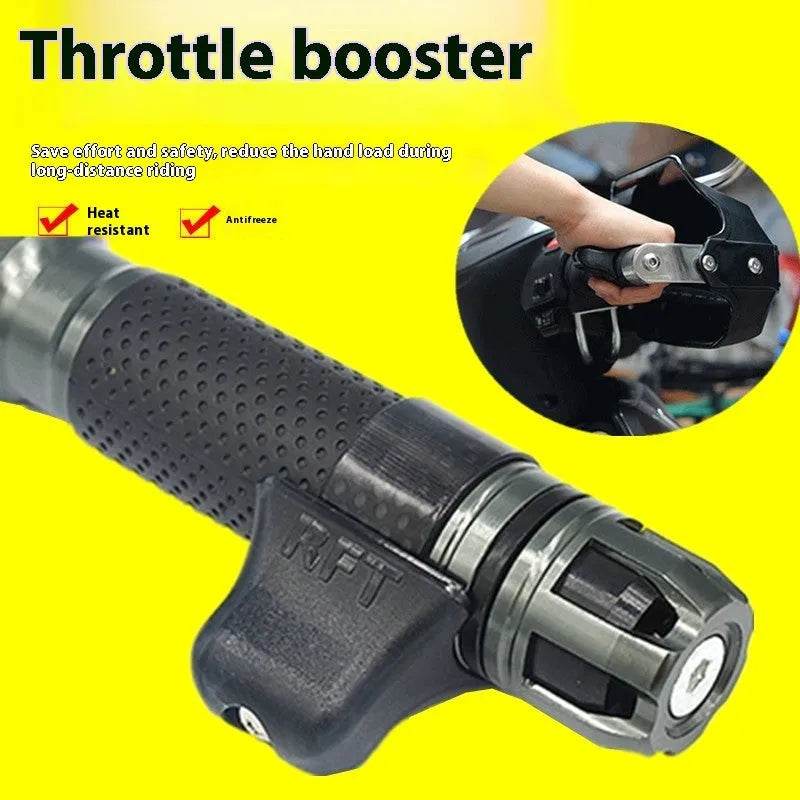 Motorcycle Throttle Grip CNC Aluminum Lock Assist Retainer Universal Cruise Control Bike Throttle Wrist Grip Handle Bar - EX-STOCK Canada