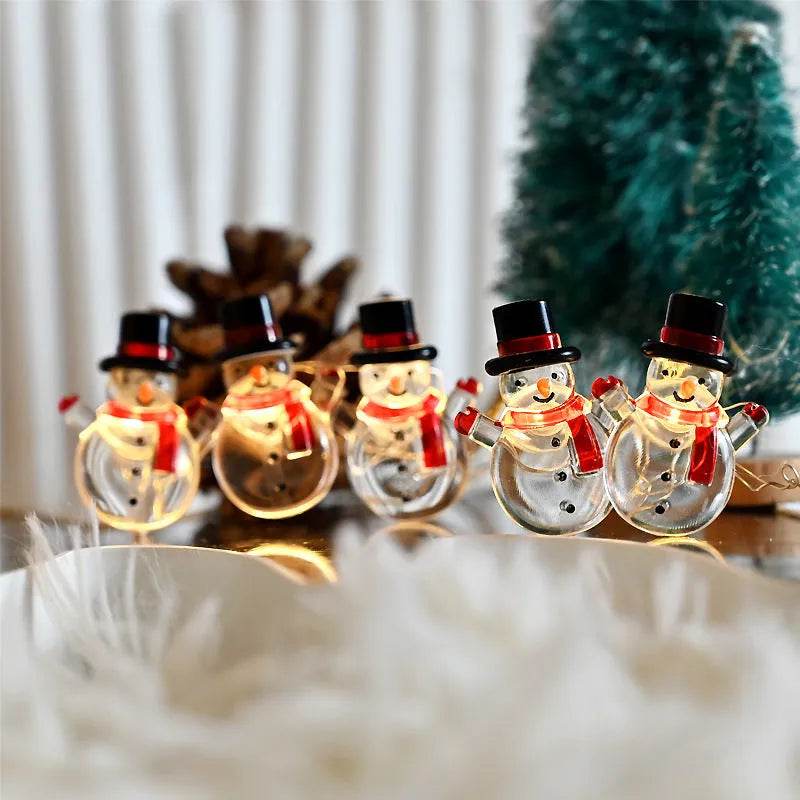 Christmas Christmas Snowman Modeling Decorative String Lights - EX-STOCK Canada