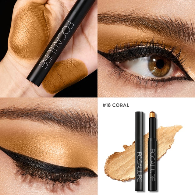 SHEDOES Stamp Eyeliner Pen – Waterproof Seal Liner, Black & Brown, 2ML