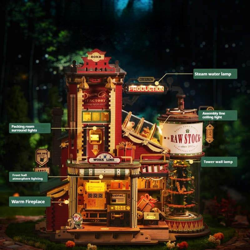 3D Puzzle Wooden Assembly Block Toy EX-STOCK Canada