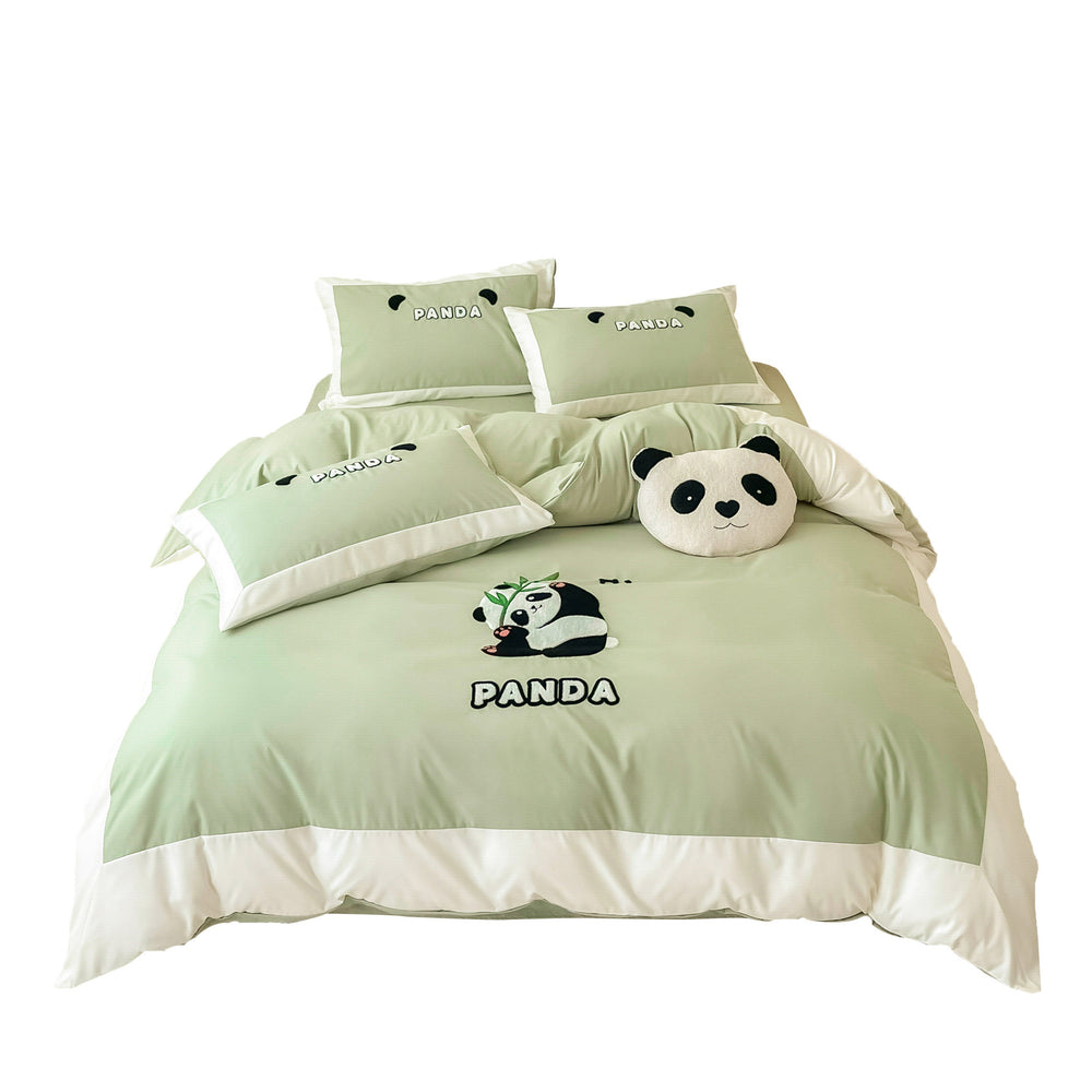 Cotton Four-piece Set Washed Fitted Sheet Duvet Cover Sheets Three-piece Bedding Set EX-STOCK Canada