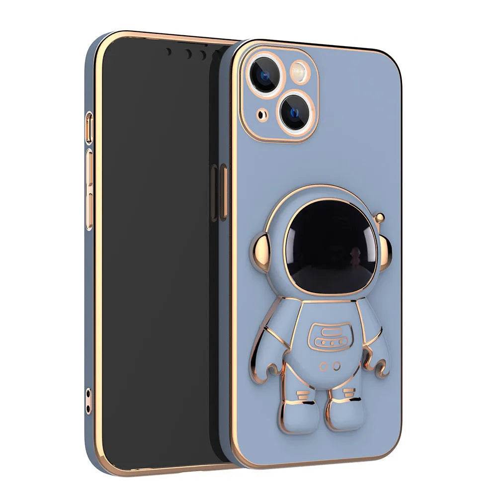 3D Astronaut Phone Case Anti-Drop Electroplating Bracket - EX-STOCK Canada