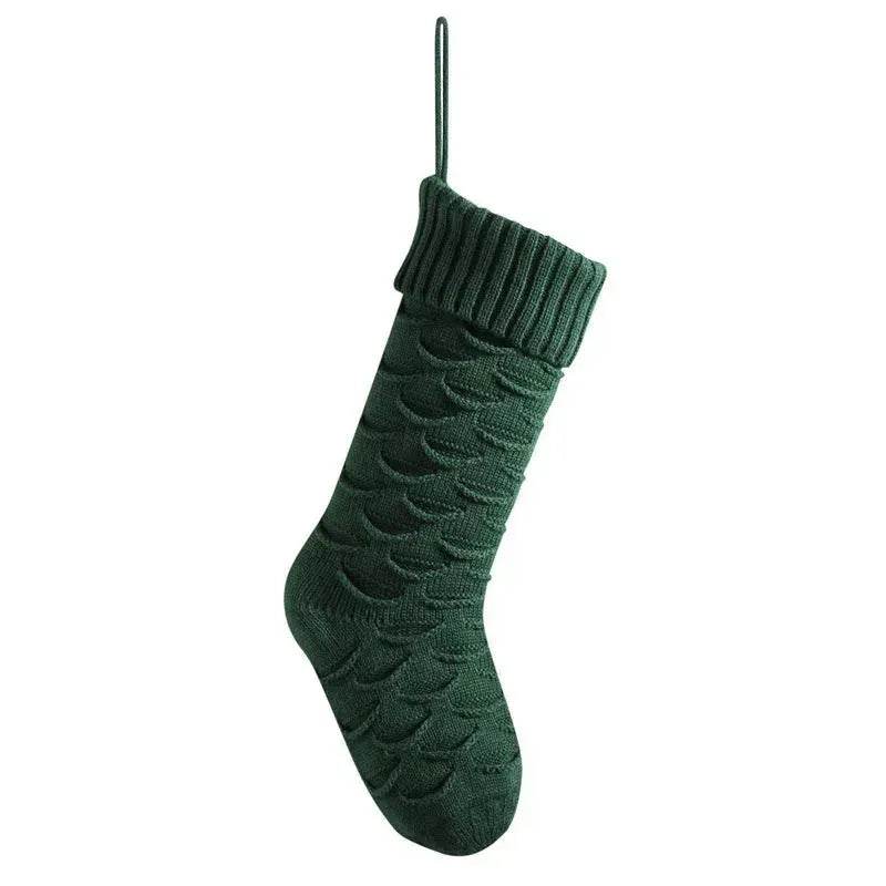 Christmas Gift Bag Decorative Socks Knitted Hanging Decoration - EX-STOCK Canada