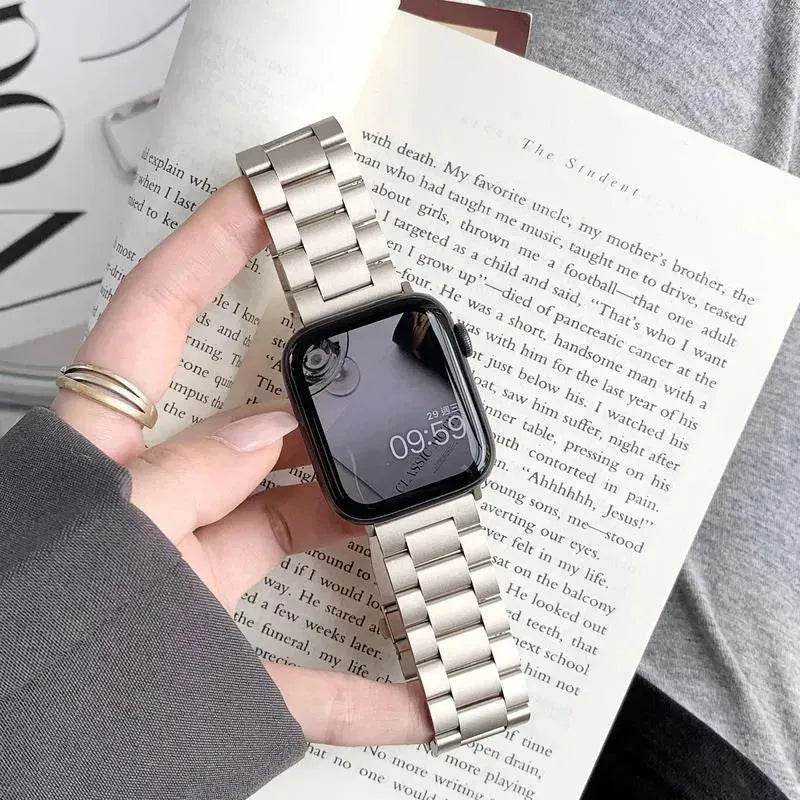 Women Replaceable Stainless Steel Chain Watch Band for iwatch - EX-STOCK Canada