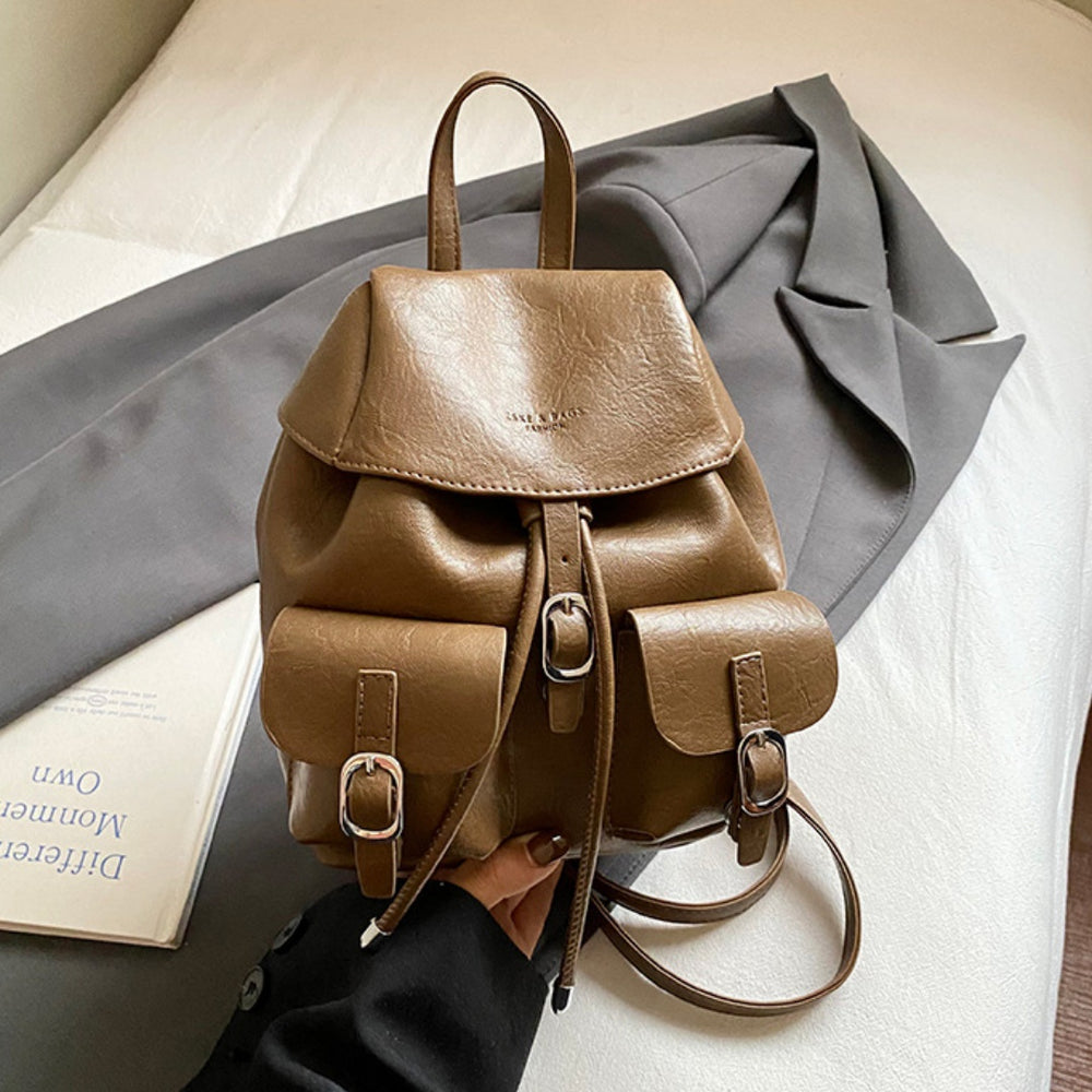 Korean Streetwear Travel Backpack – Black, Brown, Coffee & Khaki