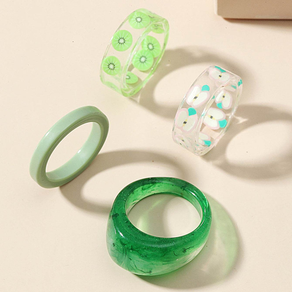Fashion Transparent Resin Ring - EX-STOCK Canada