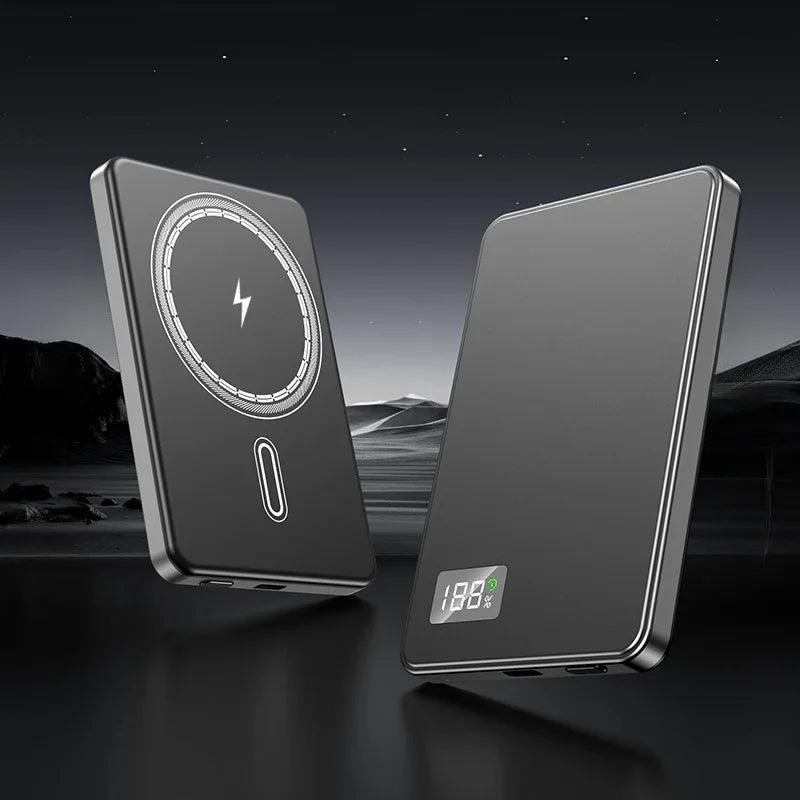 Ultra-thin Fast Charging Magnetic Power Bank With Built-in Cable EX-STOCK Canada