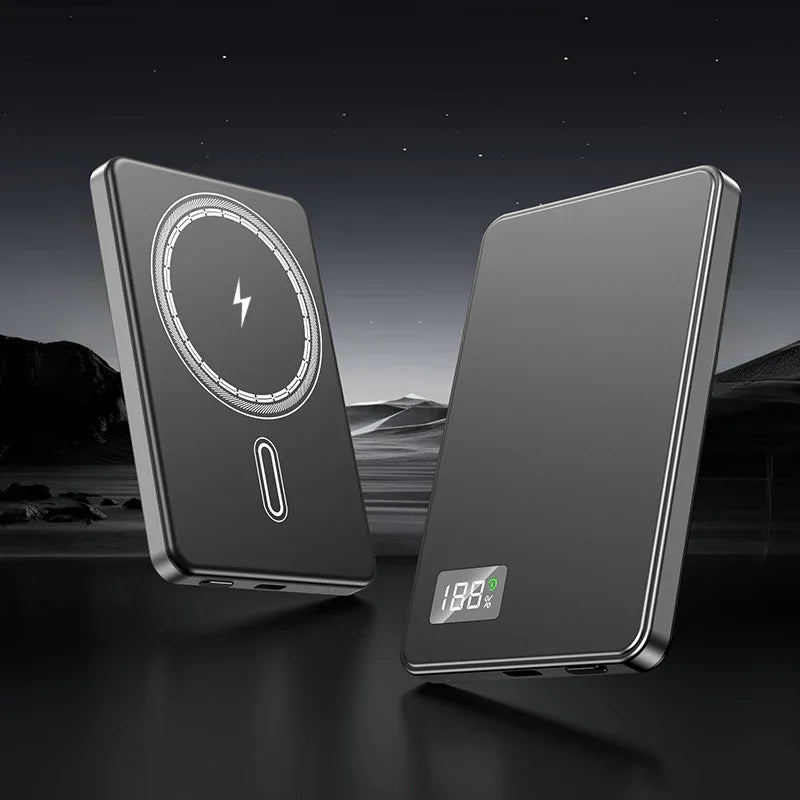 Ultra-thin Fast Charging Magnetic Power Bank With Built-in Cable EX-STOCK Canada
