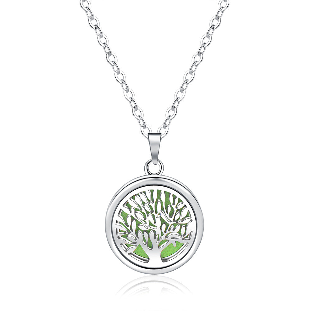 Collar con Caja de Perfume Redonda y Abierta - EX-STOCK Canada