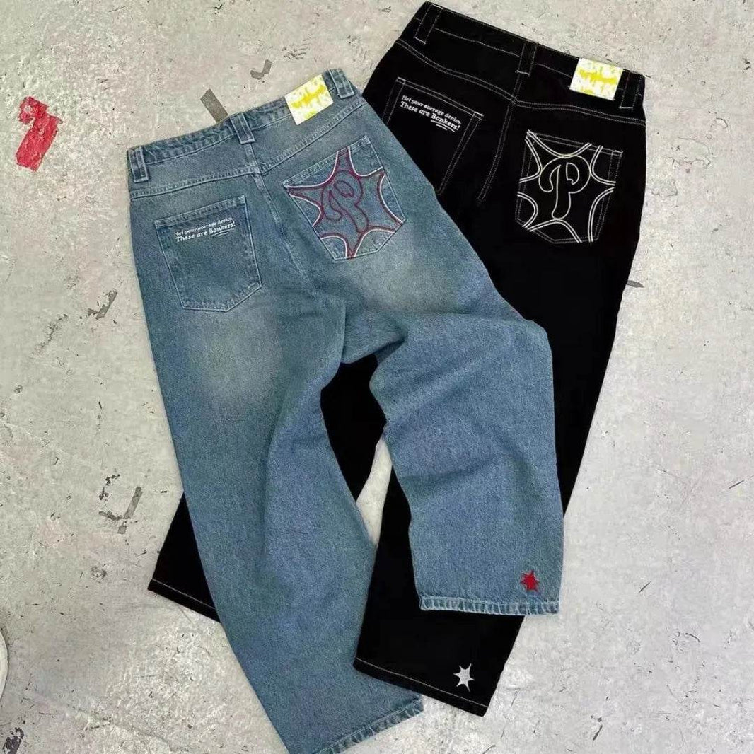 New Hip-hop Fashion Baggy Jeans Pant For Men And Women - EX-STOCK Canada