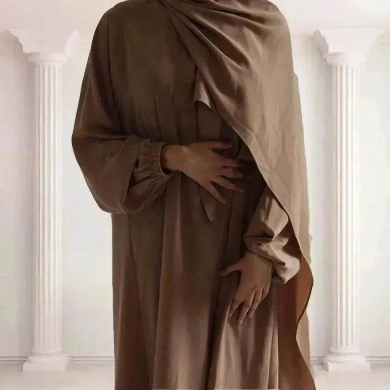 Casual Plain Everyday Abaya for ArabArabic Women Kaftan Abaya for Umrah and Haji. - EX-STOCK Canada