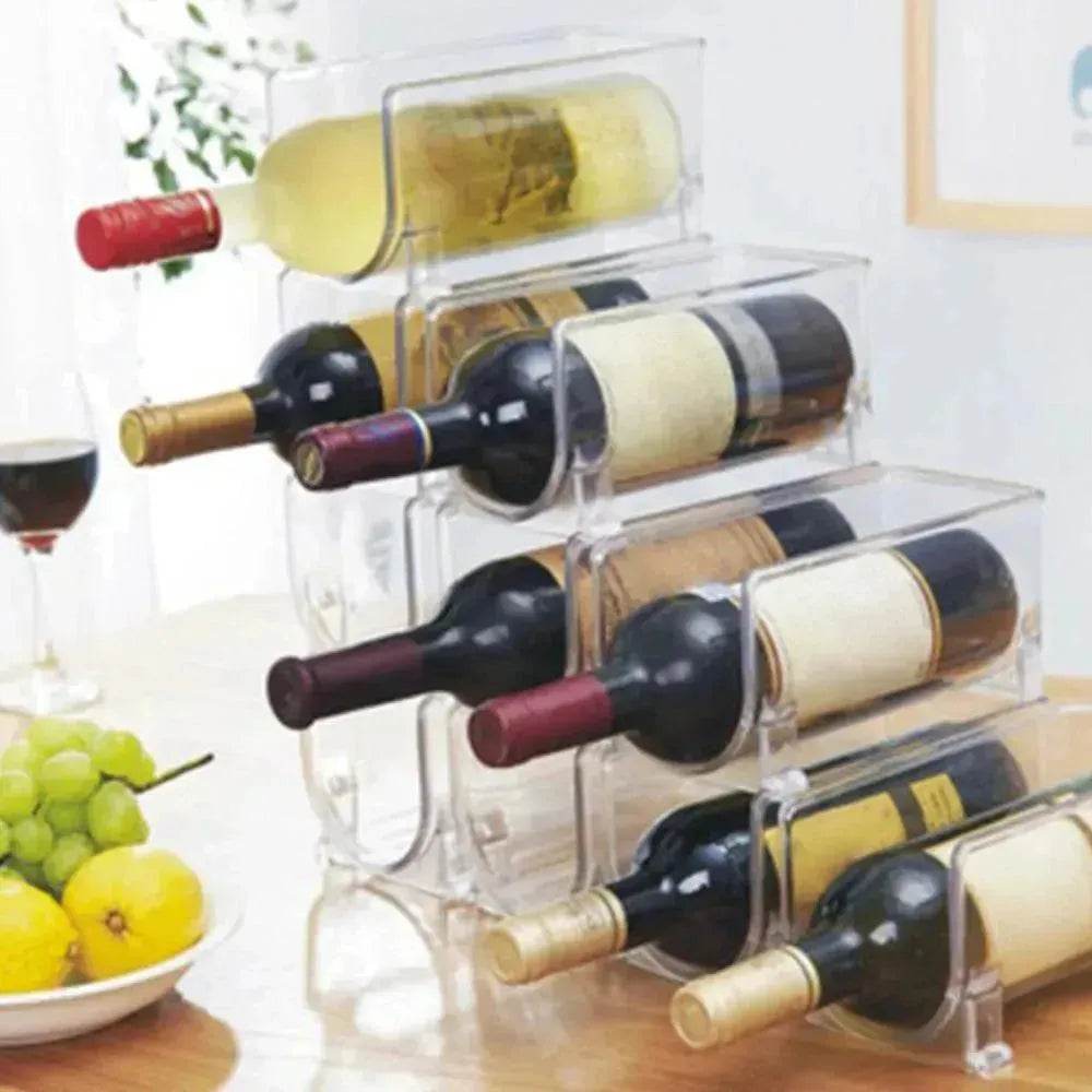 Beverage household wine rack refrigerator storage rack - EX-STOCK Canada