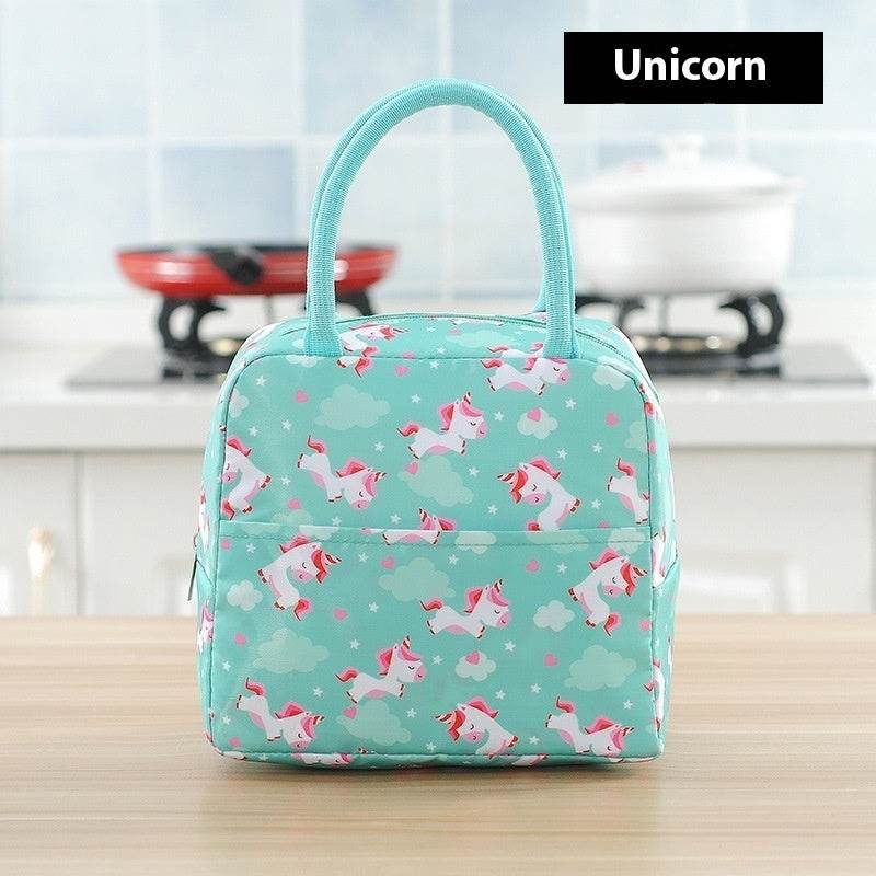 Portable Floral Aluminum Foil Thermal Insulated Lunch Bag - EX-STOCK Canada