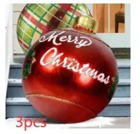 Christmas Ornament Holly Ball Outdoor Tree Decoration Christmas Balls for Yards - EX-STOCK Canada