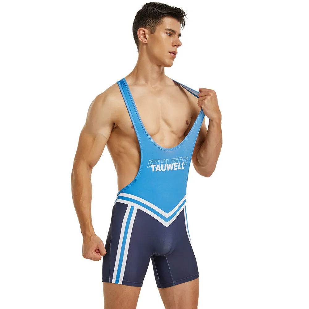 Men's Fitness Swimming Shark Pants Bodysuit Thong - EX-STOCK Canada