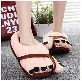 Big Giant Toe Plush Chic Women Men Creative Funny Cartoon Slippers for Winter and Autumn - EX-STOCK Canada