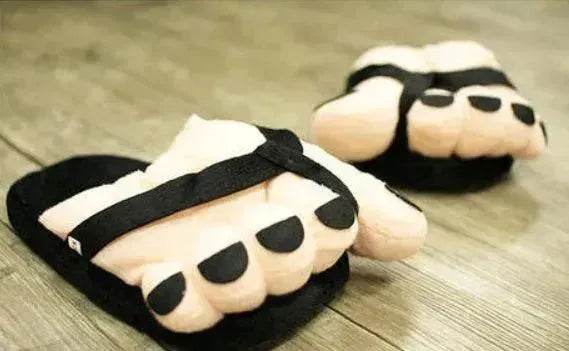 Big Giant Toe Plush Chic Women Men Creative Funny Cartoon Slippers for Winter and Autumn - EX-STOCK Canada