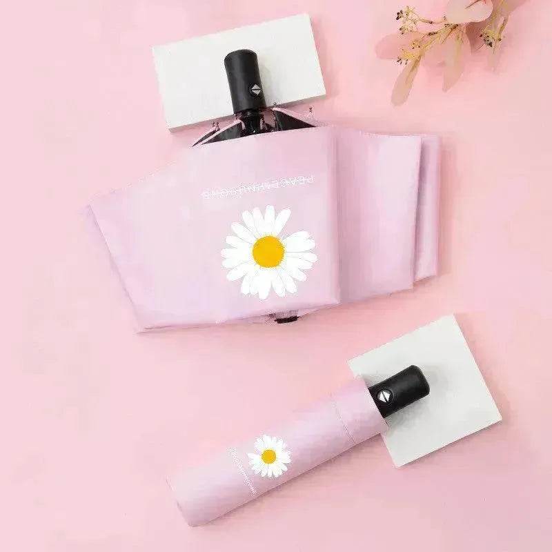 Black Gum Sunscreen Anti Ultraviolet Umbrella Advertising Umbrella Daisy Umbrella Umbrella Girl - EX-STOCK Canada