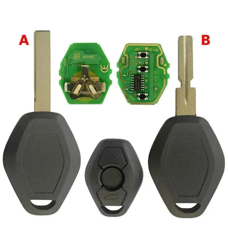 BMW EWS 3 Key Straight Board Replacement Remote Fob Key 315/433 MHZ ID44 HU58 Chip - EX-STOCK Canada