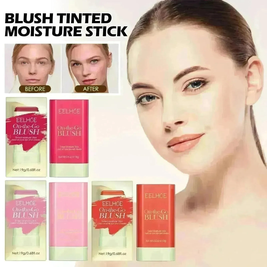 Brightening And Repairing Three-dimensional Highlight Delicate Waterproof Multifunctional Blush Stick - EX-STOCK CANADA