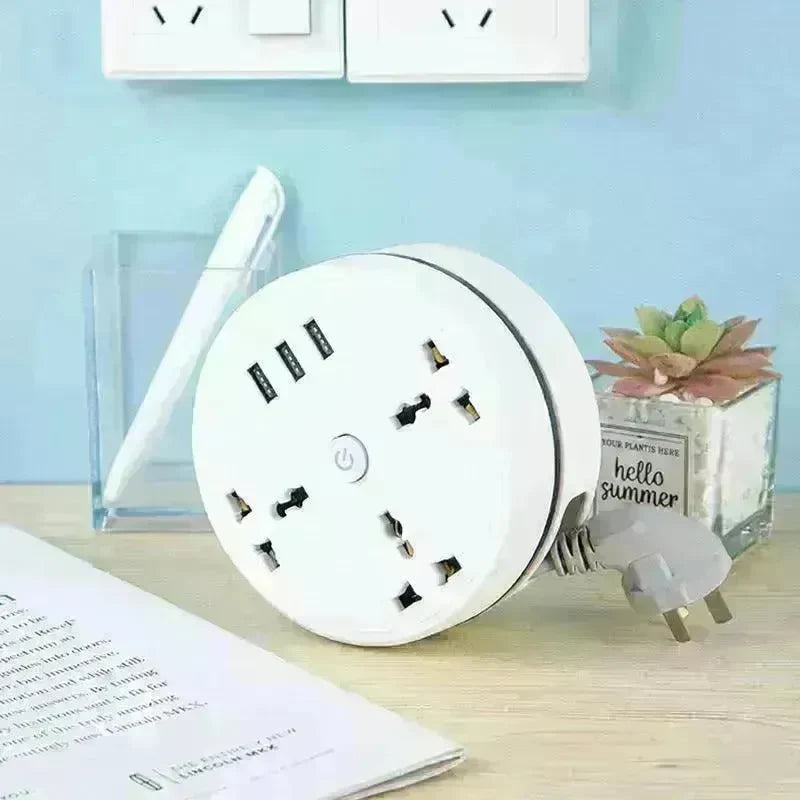 British Power Strip Extension Cable Power Surge protector USB Plug - EX-STOCK CANADA