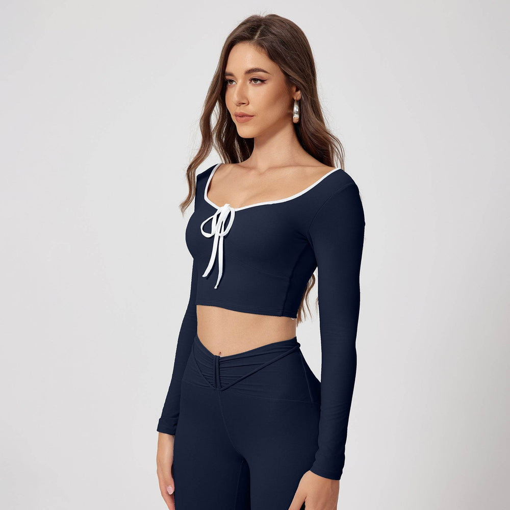 Quick-dry Training Running Sports Fitness Gym Crop Workout top for women - EX-STOCK Canada