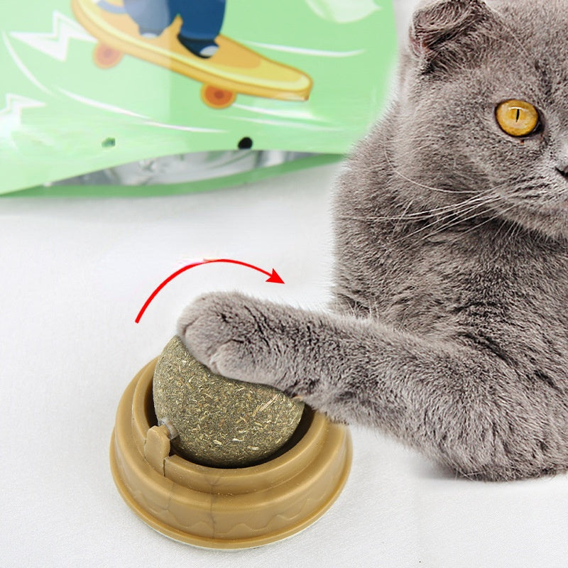 Catnip Balls Cat Treats Rotary Molar Teeth Cleaning EX-STOCK Canada