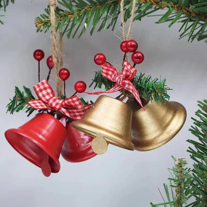 Chinese Hawthorn Bow Hemp Rope Jingling Bell Decoration EX-STOCK Canada