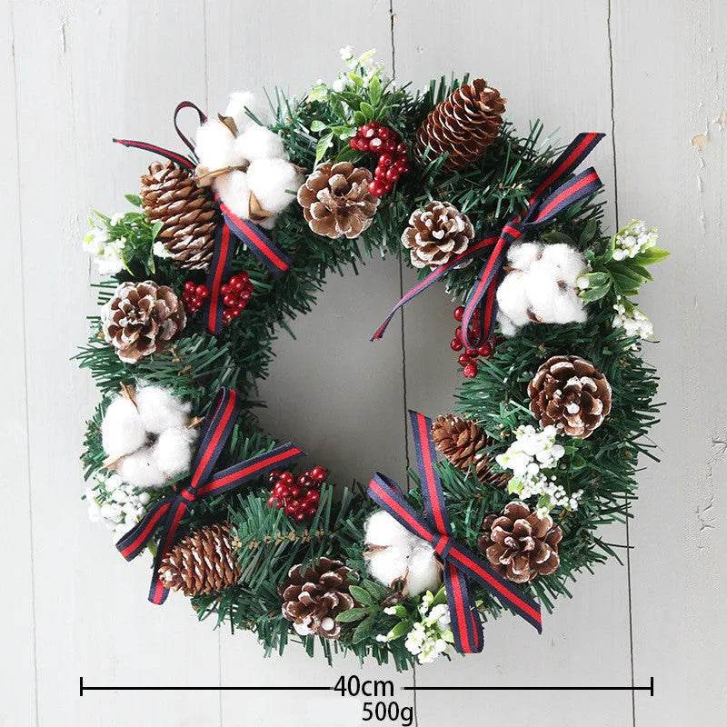 30cm 40cm Christmas Wreath Ornaments Christmas Wreath - EX-STOCK Canada