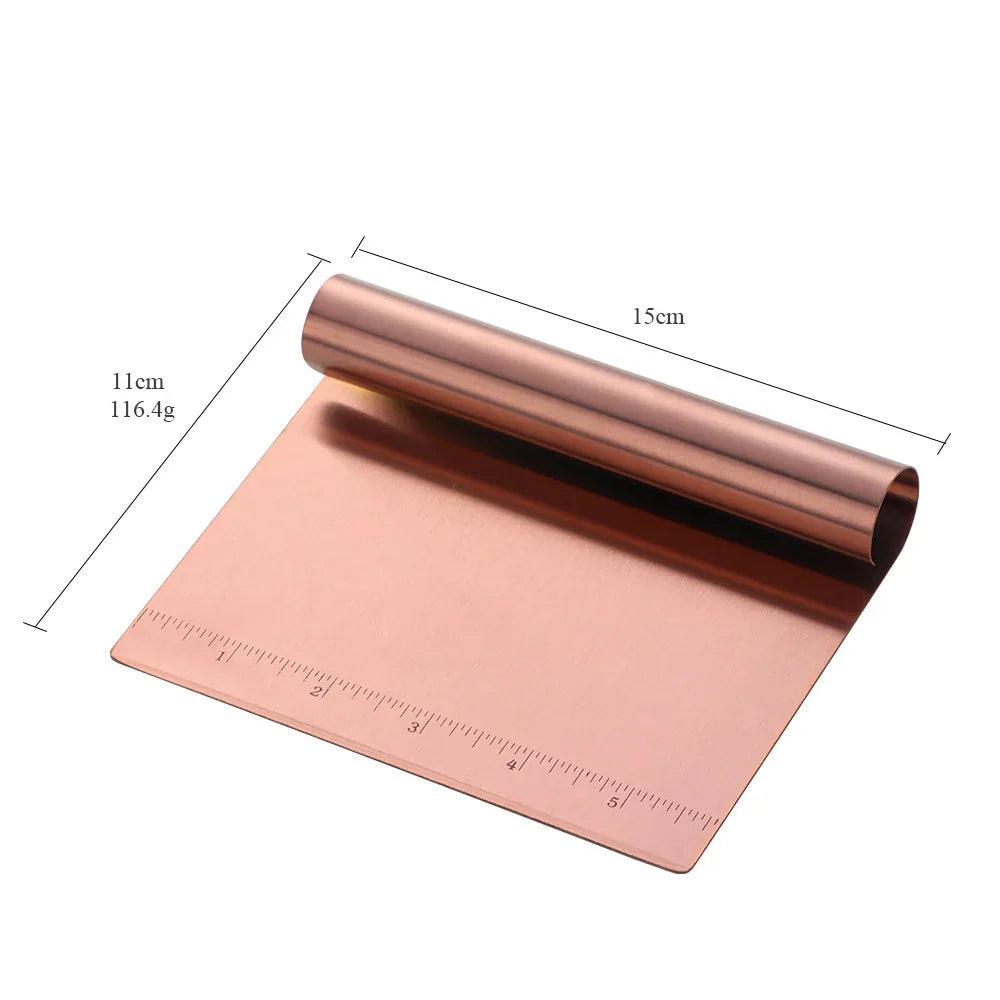 Stainless Steel Scraping Panel With Scale Baking Tool Dough Cutting Board Scraping Powder Board Tagliolini Cutter EX-STOCK Canada