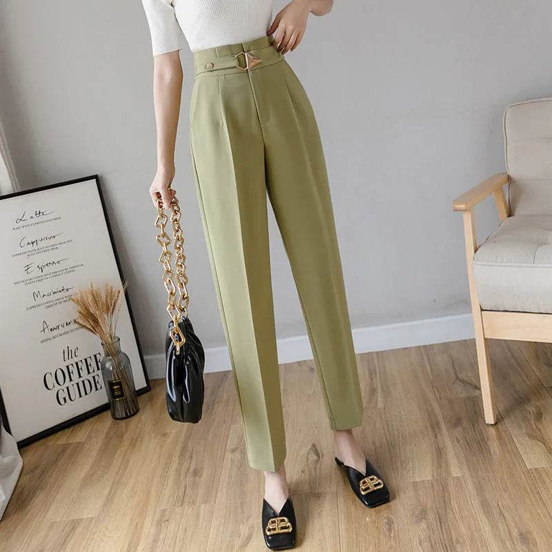 High-waisted Women's Trousers And Small Trousers - EX-STOCK Canada