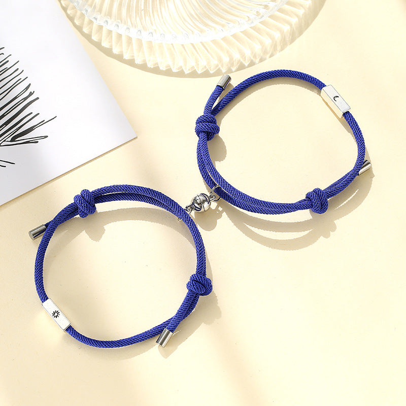 Alloy Sun And Moon Couple Bracelets A Pair - EX-STOCK Canada