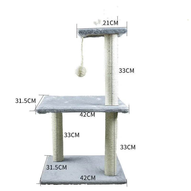 Cat Climbing Frame Litter Tree Integrated Grab - EX-STOCK Canada