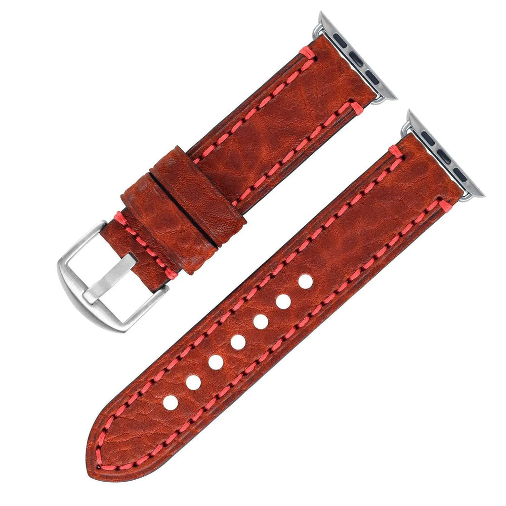 Casual Simple Top Layer Cow Leather Watch Strap - EX-STOCK Canada