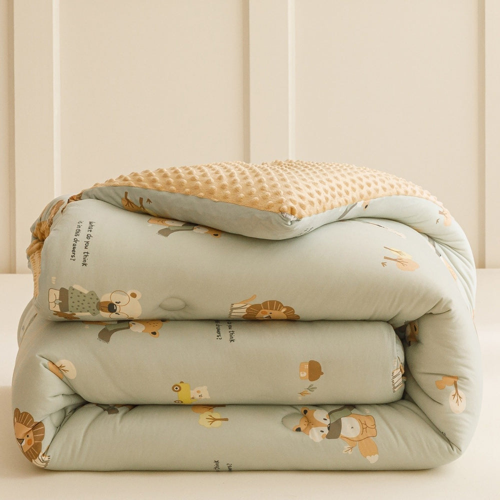 Beanie Velvet Quilt Soybean Fiber Duvet Insert Autumn And Winter EX-STOCK Canada