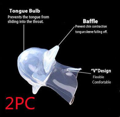 Transparent Silicone Tongue Case Anti-snoring Device EX-STOCK Canada