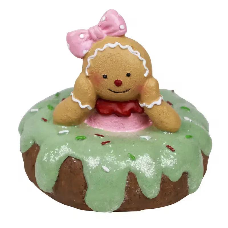 Hand Drawn Cartoon Resin Christmas Decorations Gingerbread Man EX-STOCK Canada