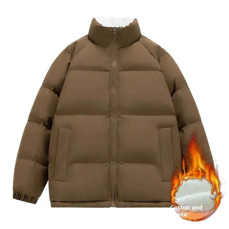 Men's Autumn And Winter Fleece-lined Thick Cotton-padded Puffer Coat - EX-STOCK Canada
